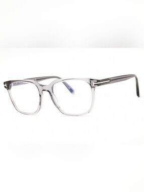 Tom Ford FT5818-B, Grey/other/Clear/Blue-light block lens, Size 53X19X145